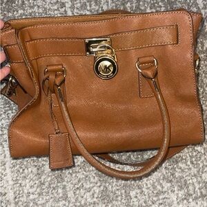 Michael Kors Tan Leather Tote Bag
